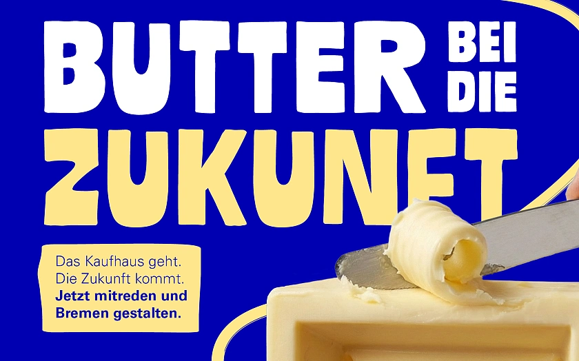 Logo der Kampagne Butter bei die Zukunft